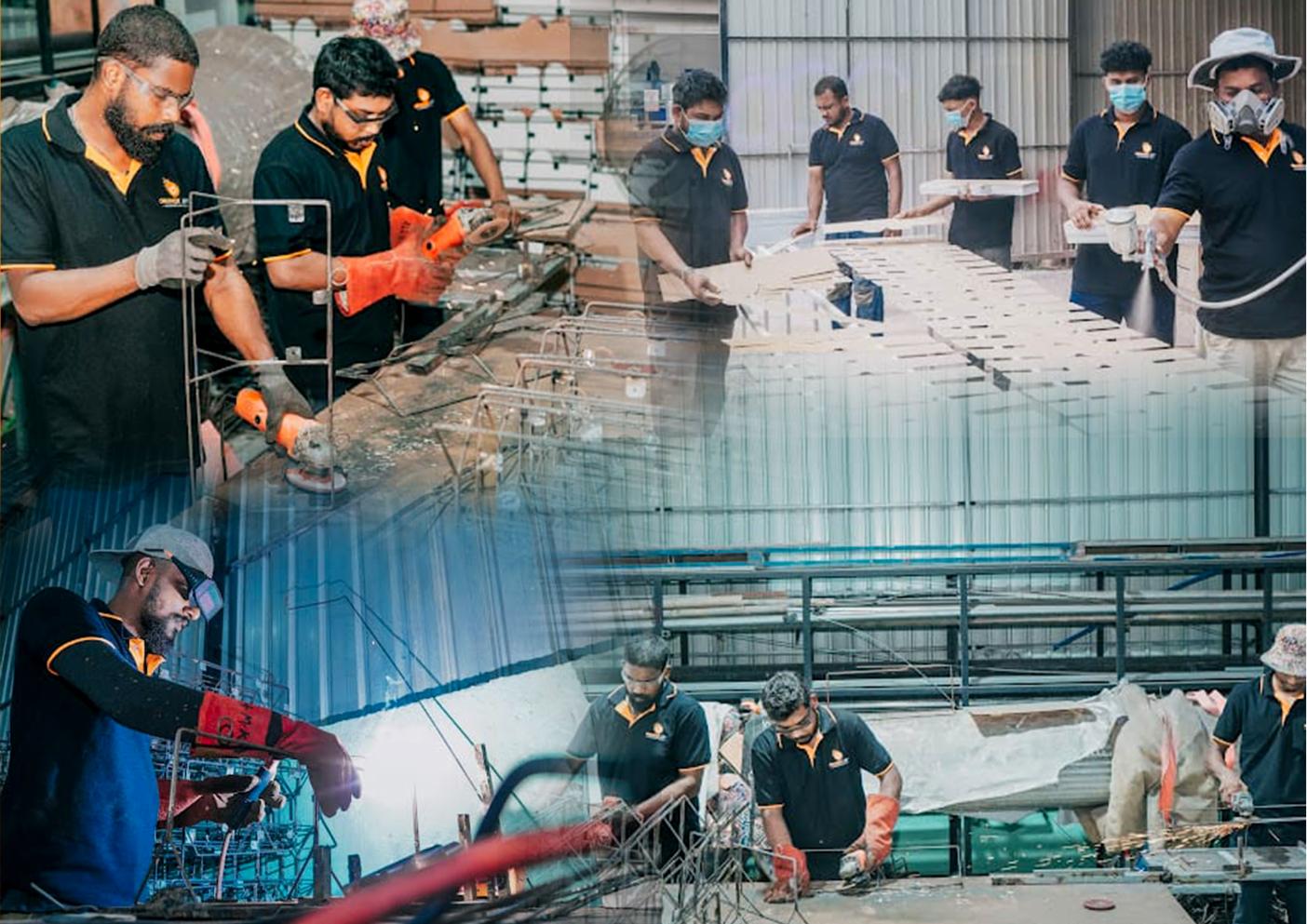 Orange Hit production team at work