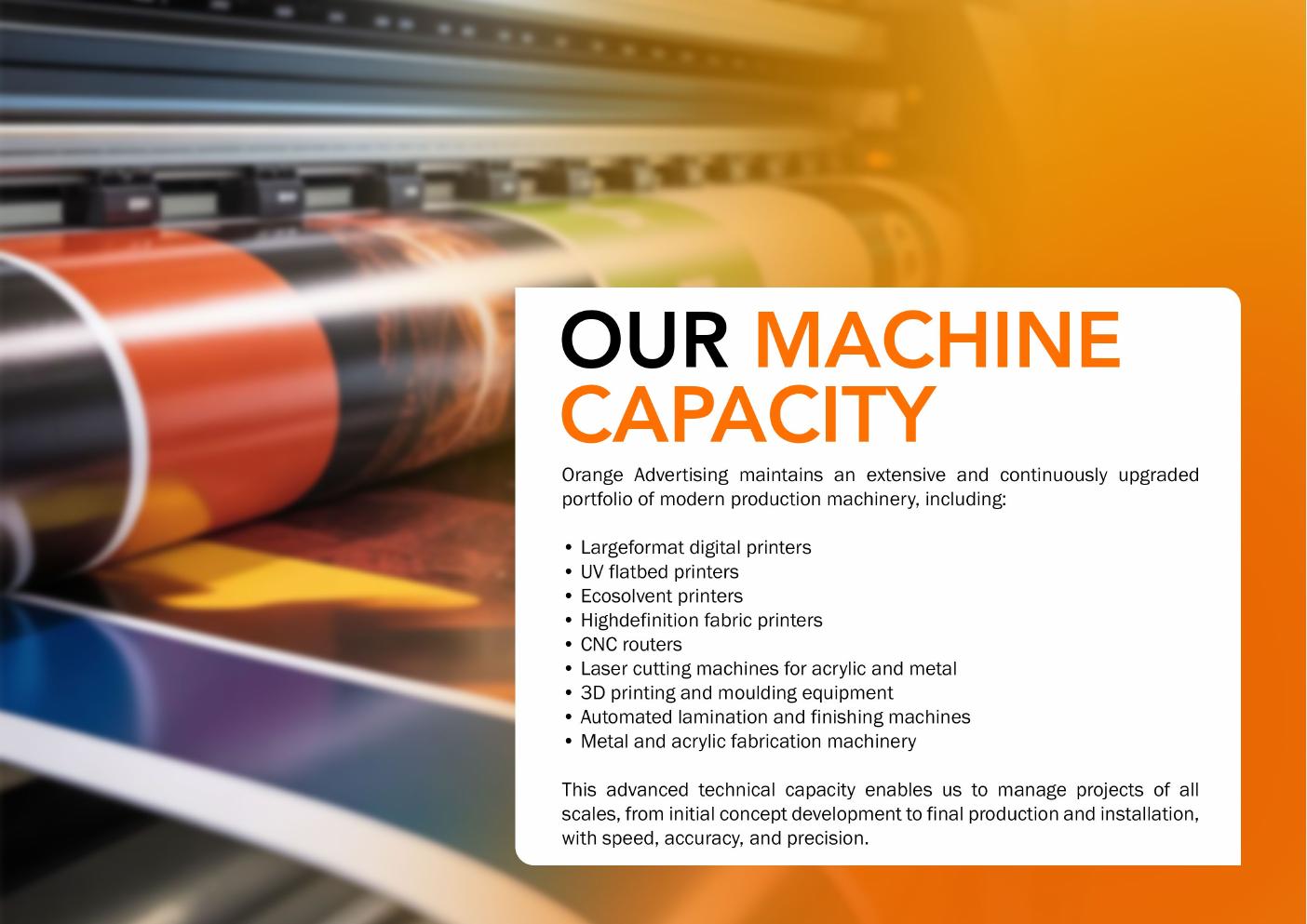 Large format printing machinery
