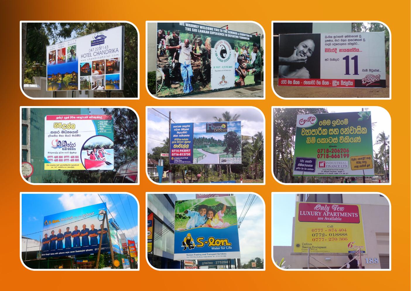 Outdoor and Indoor Advertising projects